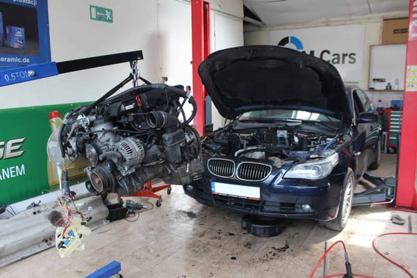 What are the consequences of an amateur engine replacement in a BMW and how to fix it?